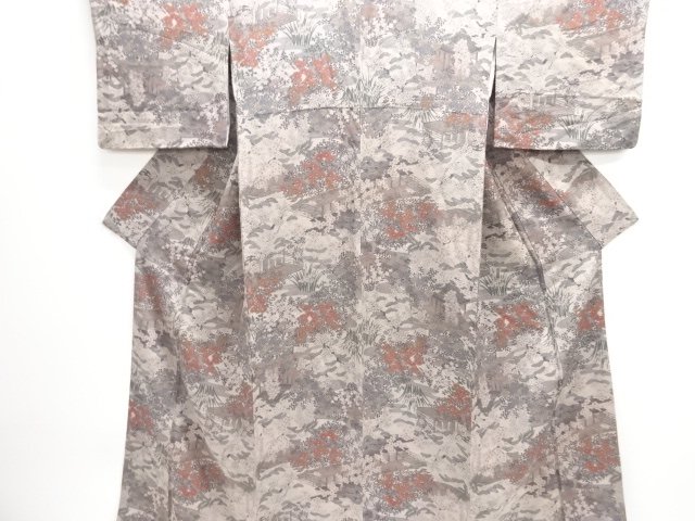 JAPANESE KIMONO / KOMON / STREAM & FLOWER